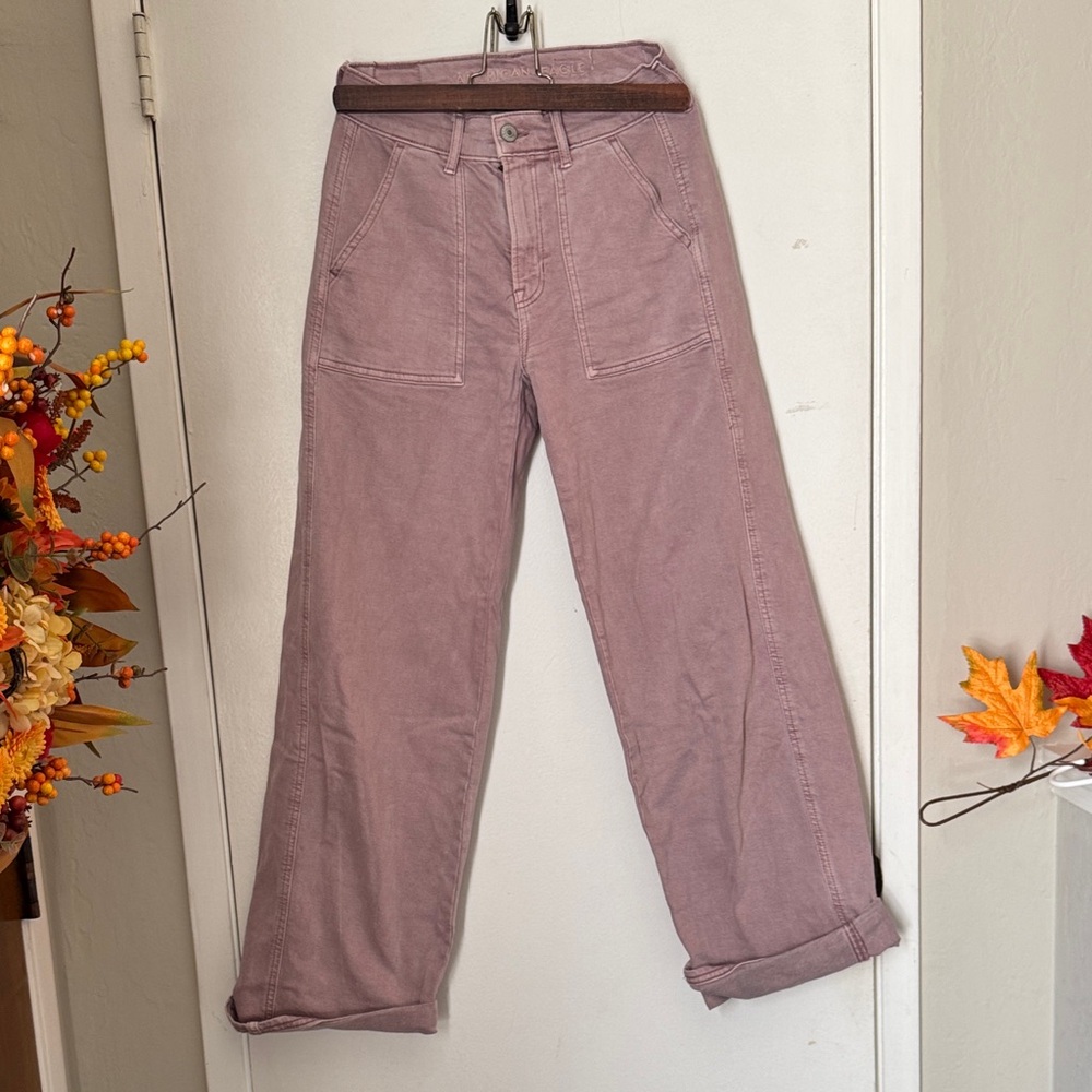 American Eagle Outfitters Light Purple Pants